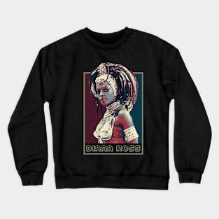 Retro diana ross indiana Crewneck Sweatshirt